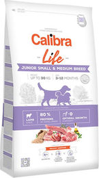 Calibra Dog Life Junior Small & Medium Breed - Lamm - 2,5 kg – Bild 1 von 2