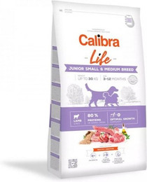 Produktbild von Calibra Dog Life Junior Small & Medium Breed Lamm - 12 kg