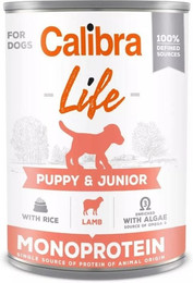 Produktbild von CALIBRA Dog Life Puppy & Junior Lamm mit Reis - 400 g