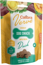 Produktbild von CALIBRA Dog Verve Crunchy Snack Fresh Duck 150 g Snacks mit Ente getreidefrei