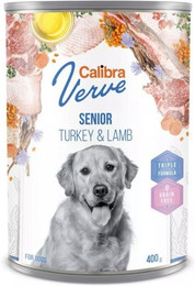 Produktbild von CALIBRA Dog Verve GF Senior Turkey&Lamb 400 g