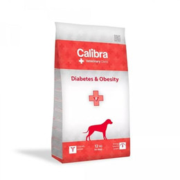 Produktbild von Calibra Vet Diet Dog Diabetes Obesity Geflügel - 12 kg