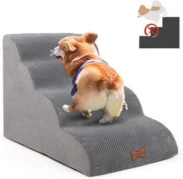 Produktbild von CALIYO Hunderampe Hundetreppe 2 Stufen rutschfest