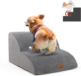 Produktbild von CALIYO Hunderampe Hundetreppe 2 Stufen rutschfest