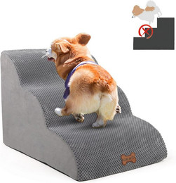 Produktbild von CALIYO Hunderampe Hundetreppe 2 Stufen rutschfest