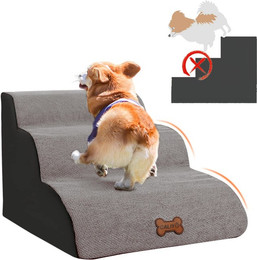 Produktbild von CALIYO Hunderampe Hundetreppe 3 Schichten Haustiertreppe
