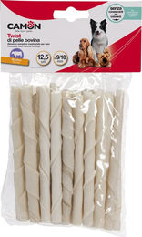 Produktbild von Camon Kaurollen aus Rinderhaut - 25 Stk. á *9/10 mm x 12 cm