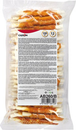 Produktbild von Camon Rinderkaurolle mit Huhn - 100 Stk. á 12 cm