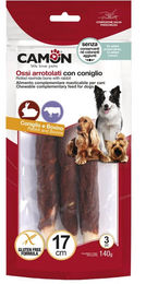 Produktbild von Camon Rinderkaurolle mit Kaninchen - 3 Stk. á 17 cm