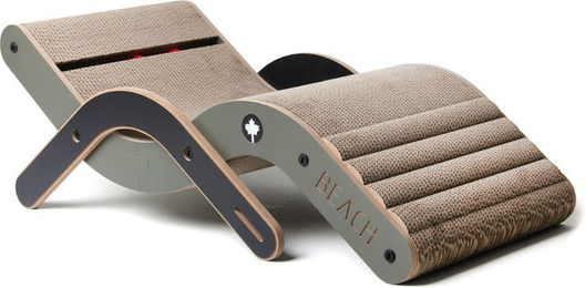 Produktbild von Canadian Cat Company Design-Kratzmöbel Beach Chair braun