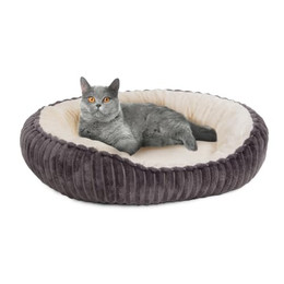 Produktbild von Canadian Cat Company Katzenbett Cameron oval flauschig rutschfest