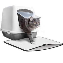Produktbild von Canadian Cat Company Katzenklo Matte mit doppelter Auffangschicht weiß