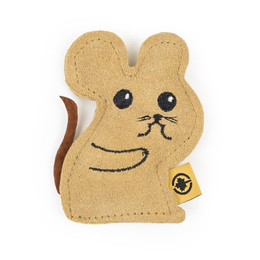 Produktbild von Canadian Cat Company Katzenspielzeug Duft-Kissen aus Leder mit Katzenminze Maus