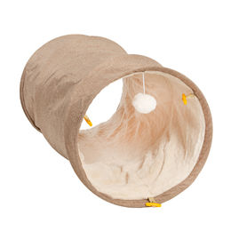 Produktbild von Canadian Cat Company Katzentunnel mit Kuschelfell und Spielball