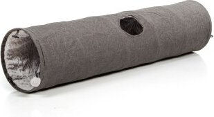 Produktbild von Canadian Cat Company Katzentunnel XXL mit Kuschelfell grau