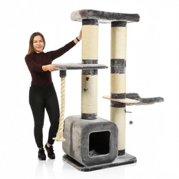 Produktbild von Canadian Cat Company Kratzbaum Alberta grau