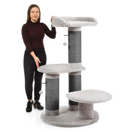 Produktbild von Canadian Cat Company Kratzbaum Kanata grau