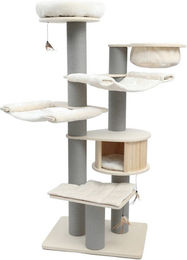 Canadian Cat Company Kratzbaum Kratzbaum Avery H 186 cm beige-anthrazit – Bild 1 von 2