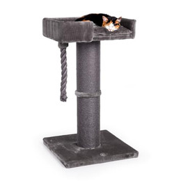Produktbild von Canadian Cat Company Kratzbaum Watson mit 18 cm dicker Sisalsäule, grau