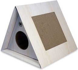 Canadian Cat Company Kratzpappe Triangle House hellgrau – Bild 1 von 7