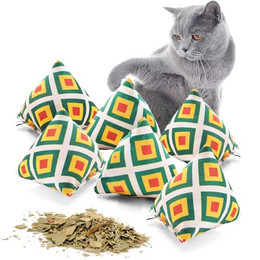 Produktbild von Canadian Cat Company Schmuse-Pyramide Katzenkissen 6er Set Reggae Karo mit Katzenminze
