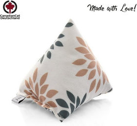 Produktbild von Canadian Cat Company Schmusekissen Pyramide XL Flower mit Baldrian