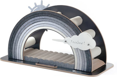 Produktbild von CanadianCat Company Design-Kratzmöbel Rainbow grau