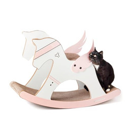 Produktbild von CanadianCat Company Design-Kratzmöbel Unicorn Einhorn-Wippe Kratzbrett