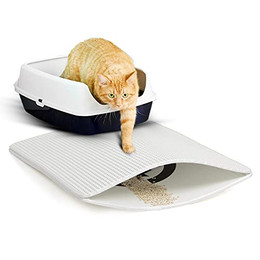 Produktbild von CanadianCat Company Katzenklo Matte groß XXL 76x58cm weiß