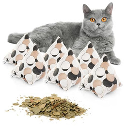 Produktbild von CanadianCat Company Schmusekissen 6er Set Schmuse-Pyramide XL Kreise mit Katzenminze