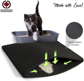 Produktbild von CanadianCat Company Zaubermatte Katzenstreumatte anthrazit