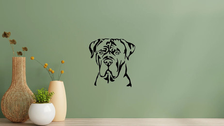 Produktbild von Cane Corso Kopf Wandtattoo – Hochwertige Wanddekoration für Wohnzimmer, Schlafzimmer und Kinderzimmer