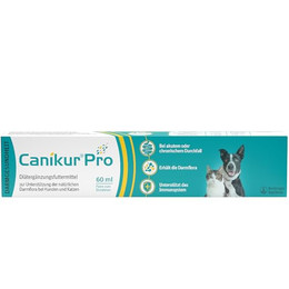 Produktbild von Canikur Pro Paste zur Unterstützung der natürlichen Darmflora für Hunde und Katzen - 60 ml