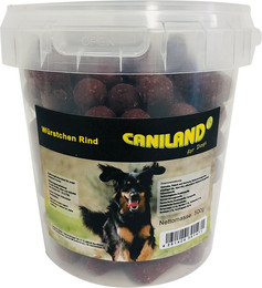 Produktbild von Caniland Würstchen Rind mit Raucharoma - 3 x 500 g