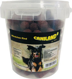Produktbild von Caniland Würstchen Rind mit Raucharoma - 500 g
