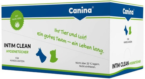 Produktbild von Canina Intim Clean Tücher - 4 x 25 Stk.