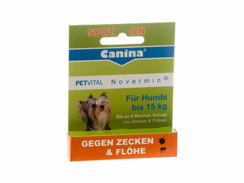 Produktbild von Canina PETVITAL Novermin für kleine Hunde - 25 ml