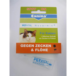 Produktbild von Canina PETVITAL Novermin Spot On für Katzen - 2 ml