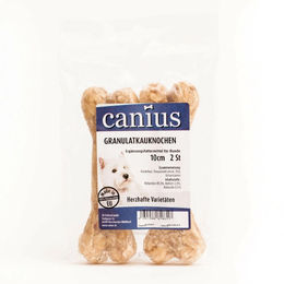 Produktbild von Canius Granulatkauknochen Rinderhaut und Pansen 10cm - 2 x 10 cm