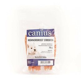 Produktbild von Canius Hühnerbrust Streifen - 12 x 70 g