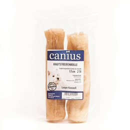 Produktbild von Canius Hundesnacks Hautstreifenrolle 17cm - 2 x 17 cm