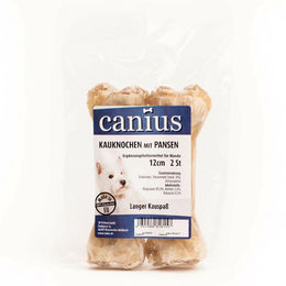 Produktbild von Canius Hundesnacks Kauvergnügen Pansen 12cm - 2 x 12 cm