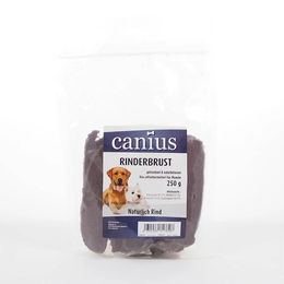 Produktbild von Canius Hundesnacks Rinderbrust getrocken 10Stk x 250g
