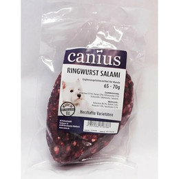 Produktbild von Canius Ringwurst Salami Hundesnack - 10 x 70 g