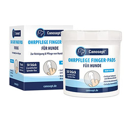 Produktbild von Canosept Ohrpflege Finger-Pads für Hunde - 50 Stk.
