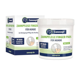 Produktbild von Canosept Zahnpflege Finger-Pads für Hunde - 3 x 50 Stk.