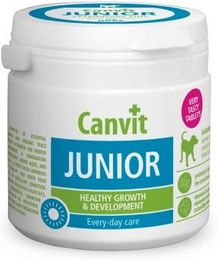 Produktbild von CANVIT Dog Junior 100 g kompleks witamin dla szczeniąt