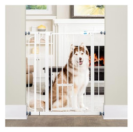 Produktbild von Carlson Absperrgitter Pet Gate extra hoch mit Katzentür