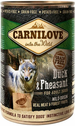 Produktbild von CARNILOVE 400 Gramm Hundenassfutter 6 x 400 Gramm Adult Duck & Pheasant