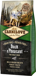 Produktbild von CARNILOVE Adult Duck & Pheasant Hundetrockenfutter Sparpaket 2 x 12 Kilogramm